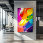 Décoration photo contrecollée sur dibond 3mm pour espace professionnels